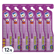 뽀로로 뽀로로와 친구들 유아 칫솔, 패티, 1개입, 12개