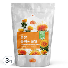 비옴 의성 볶은 홍화씨 분말, 300g, 3개