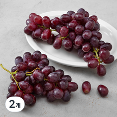 페루 씨없는 적포도, 1.8kg, 2개