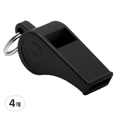 애크미 썬더러 호각 660, Black, 4개