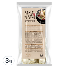 韓國產含糯米黃漆樹參雞湯白熟湯材料, 3個, 180g