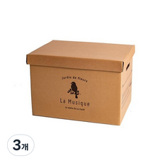 키밍 크라프트 수납함, 새, 3개