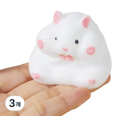 토브라인 집중력향상 쫀득쫀득 빵떡말랑이 스퀴시 말랑말랑, 3개, 밀크햄스터