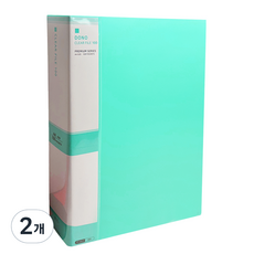 TUCO.B Dono A4透明文件夾 100入, 薄荷綠, 2個