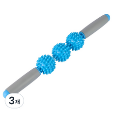 쏙쏙채움 지압 시원한 마사지볼, 3개, 4블루