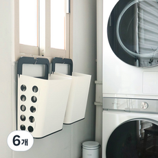 플라팜 릴레이 창틀 선반정리대, 아이보리, 6개