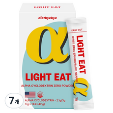 byebye Light It Alpha CD Alpha-環糊精Zero粉 14入, 42g, 7個