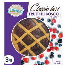 크라델 클래식 베리 타르트, 300g, 3개