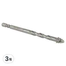 이엑스파워 만능 톱니 드릴비트 10mm ETG-10, 3개