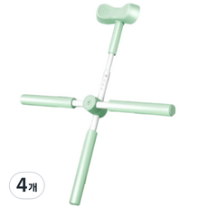 써뉴즈 바른 자세 밸런스바 요가 스틱 그린, 4개