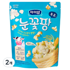 아이얌 유아용 일동후디스 아이얌 눈꽃팡, 2개, 25g, 우유맛