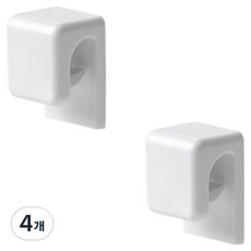 THE ZAKKA 基本款夾式牙膏架 2.1 x 3 x 4 cm, 白色, 4個