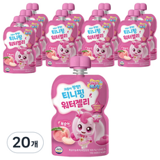 LeadersinPharm Foodwell Teenieping 水果果凍 水蜜桃, 20個, 110ml