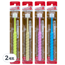 POPOTAN 超細刷毛360度牙刷 成人4入組, 1個, 2套