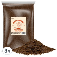 펫츠핸들러 실란 코코넛 코코피트 셀렉트 드라이 햄스터 베딩, 3개, 10L