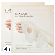 믹순 콩 콜라겐 하이드로겔 마스크, 5개입, 4개