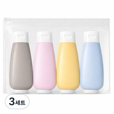 Life Point 旅行用矽膠分裝瓶 60ml x 4件組