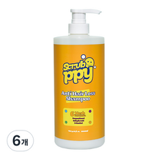 스크러피 안티헤어로스 샴푸, 1L, 6개