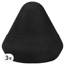 쏙쏙채움 시원한 흡착 마사지볼 7.5 x 7 cm, 3개, 검정색