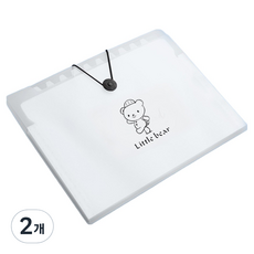 Gold Pang 手風琴式文件夾 A4 學生用文件整理夾, 小熊, 2個