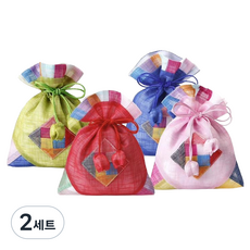 Indikay 傳統福袋禮物束口袋 4件組