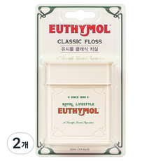 Euthymol 經典捲筒牙線, 2個, 1入, 50m