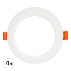 LED 올뉴 다운라이트 매입등 120mm 8W, 주광색, 4개