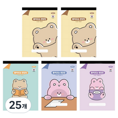 펜피아 3000 무선 제본 뜯어쓰는 종합장, 랜덤발송, 25개