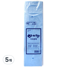 하이팩 야채봉투 3호 청 80p, 80개입, 5개