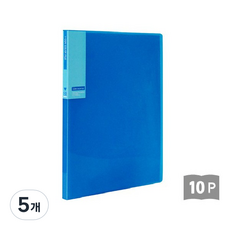 희망사무포인트 아이콘화일 12 mm 10매입, 청색, 5개