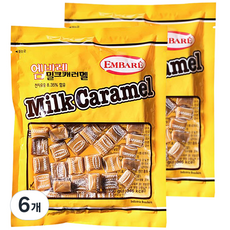Embare 焦糖牛奶糖, 350g, 6袋