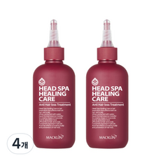 맥클린코스메틱 헤드스파 힐링케어 트리트먼트, 200ml, 4개
