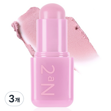 2aN 口袋棉花腮紅棒 3.5g, 06 Cream Mauve, 3入