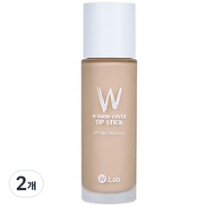 더블유랩 스노우 커버 팁 스틱 빅봉파운데이션 워터 40ml, 21호, 2개