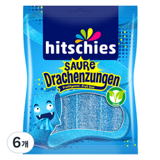 hitschies 希趣樂 藍色酸味龍形軟糖, 6個, 125g