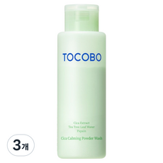 토코보 시카 카밍 파우더 워시, 3개, 50g