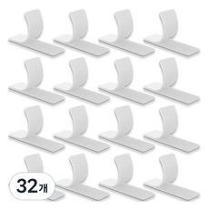 Skora 強力黏著魔鬼氈貼片 白色, 32個