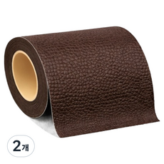 엠파이어 LEATHER FIX 가죽수선 시트지 테이프 10cm x 3m, 2개, 다크브라운