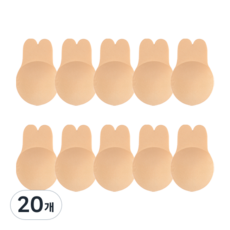 바디애 여성용 니플패드 살색 XL 13cm, 20개