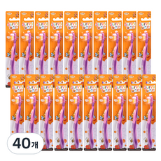 지앤마 써니비 키즈 칫솔 2단계, 여아용, 40개, 1개입