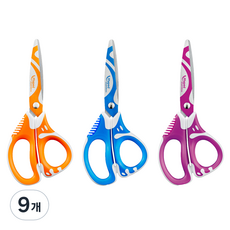 마패드 아동용 제노아핏 가위 13cm, 랜덤발송, 9개