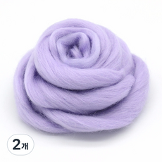 올댓위빙 위빙 마크라메용 펠트실 50g, 9라벤더, 2개
