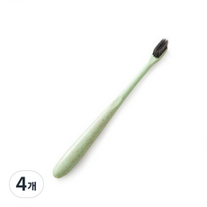 팡팡카트 대나무 칫솔 카키, 4개, 1개입