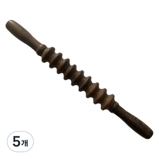 모두의시작 휴식 릴렉스 마사지 롤러, 우드톤, 5개