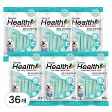덴탈헬스 강아지 덴탈껌, 민트맛, 60g, 36개