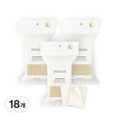 URBAN LEAVES 原色三層化妝棉, 80片, 18個