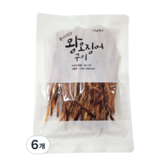 더먹다 왕오징어구이, 120g, 6개
