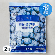 블루베리 (냉동), 2개, 1kg