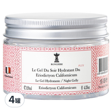 RonghiRi 朗奇林 北美聖草保濕晚安凍膜 深層補水、舒緩乾燥 男女適用, 4罐, 120ml