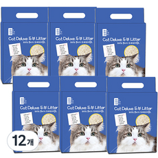 마마쇼 프리미엄 고양이 두부모래 응고형, 8L, 12개, 오리지널